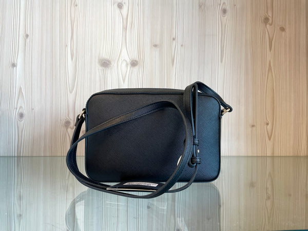 TWINSET Tracolla CAMERA BAG 241TB7123 saffiano nero