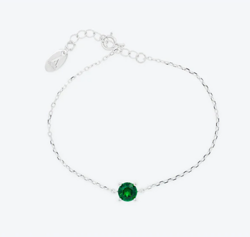 Anihma - BRACCIALE CON ZIRCONE VERDE