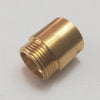 Prolunga MF da 1/2 x 30mm in ottone giallo