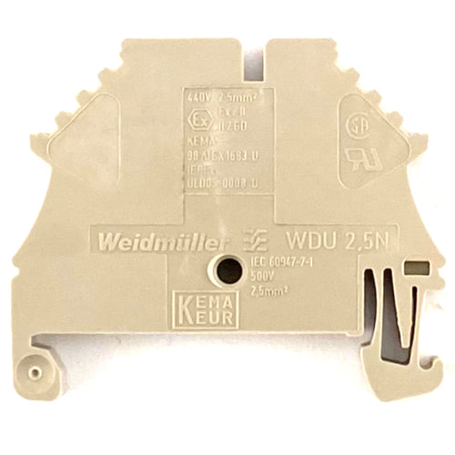 Morsetto 2,5 mmq beige Weidmller