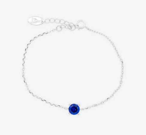 Anihma - BRACCIALE CON ZIRCONE BLU