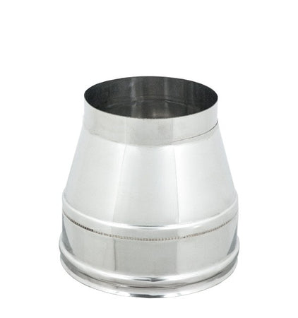 Fumaiolo terminale da 200-250mm conico inox doppia parete
