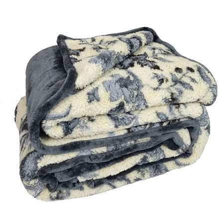 Plaid matrimoniale in pile Canazei