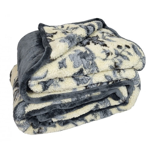 Plaid matrimoniale in pile Canazei