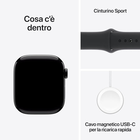Apple Watch Serie10 46mm ac/silver sb/denim s/m mwwl3qc/a eu