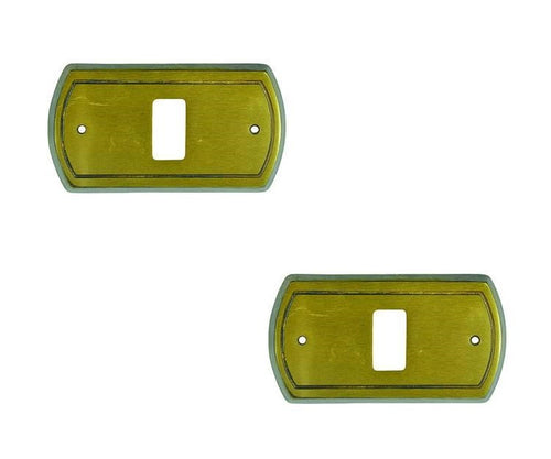 COPRINTERRUTTORE MODELLO LAVINIA 1 POSTO IN OTTONE X SCATOLA TITINO 503 - PZ 2