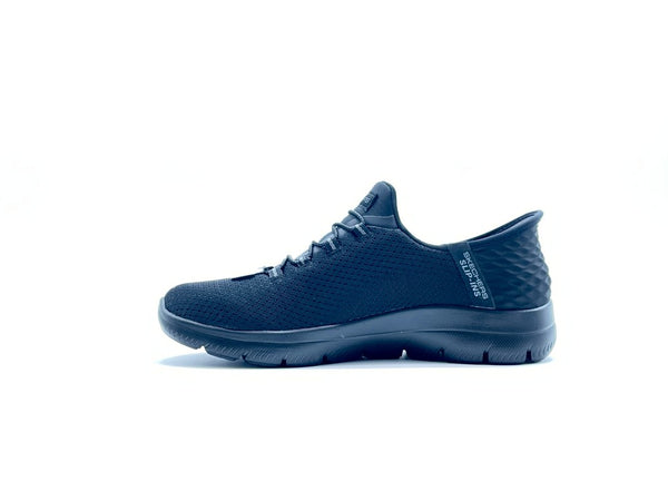 SKECHERS Slip - in DIAMOND DREAM IN tessuto nero