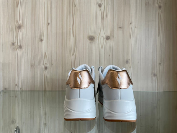 SKECHERS Street bianca e rame