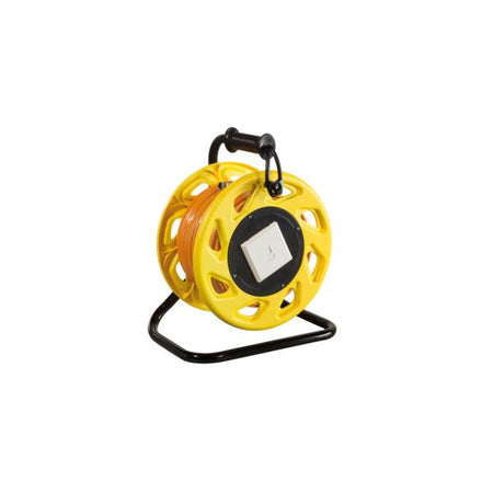 Cavo Patch Cat6A Plug RJ45 S/FTP LSZH con Avvolgicavo 60m Arancione