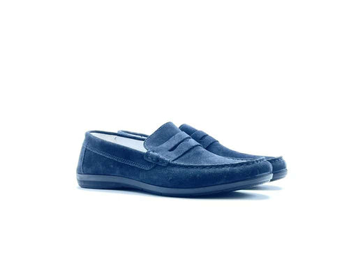 IGI & CO Mocassino uomo scamosciato special blu