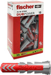Fischer Duopower 10S tassello nylon con vite da 10mm - 10pz