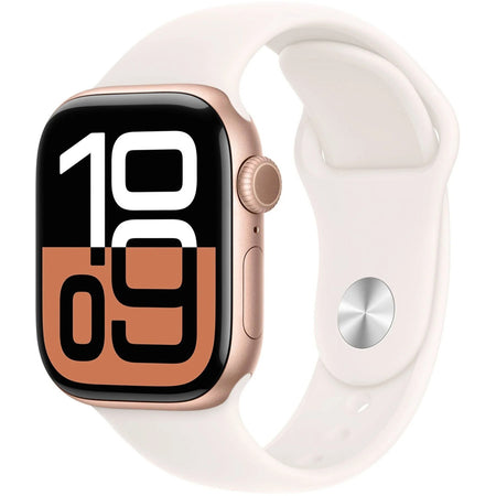 Apple watch serie10 42mm ac/rose gold sb/light blu. s/m mwwh3qc/