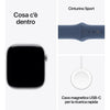 Apple watch serie 10 42mm ac/silver sp/denim s/m mwwa3qc/a eu