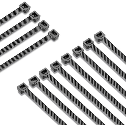 FASCETTE NYLON NERE - mm.3,6x370 - 100 pz - FER 297974