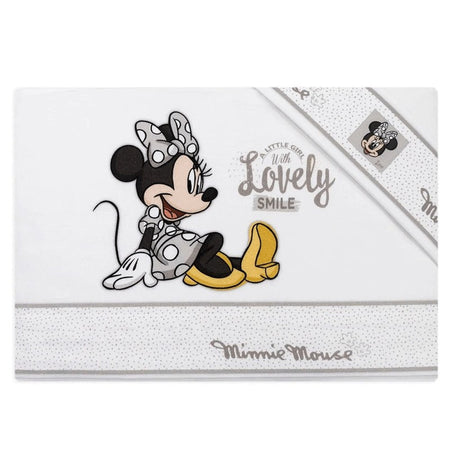 Lenzuola lettino neonato Minnie Mouse lovely smile Disney