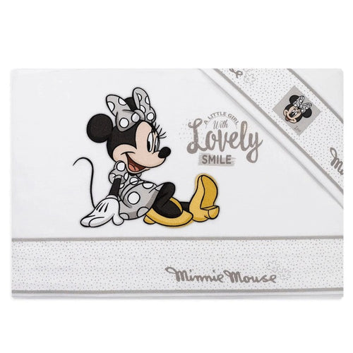 Lenzuola lettino neonato Minnie Mouse lovely smile Disney