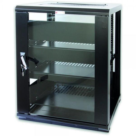 Armadio Rack 19'' 600x600 15U per Audio Video Nero