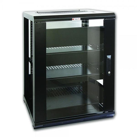 Armadio Rack 19'' 600x600 15U per Audio Video Nero