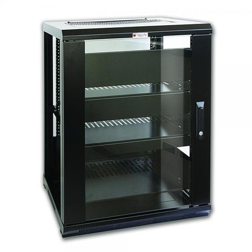 Armadio Rack 19'' 600x600 15U per Audio Video Nero