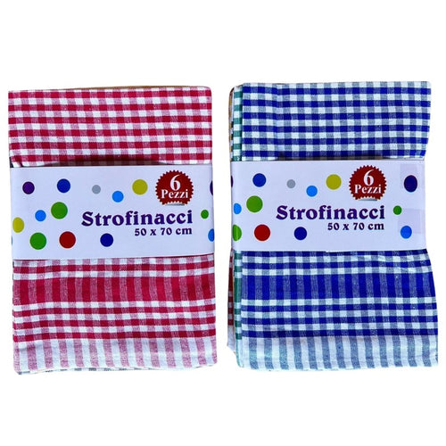 Strofinacci cucina 6 pezzi in cotone Botticelli Home Illy