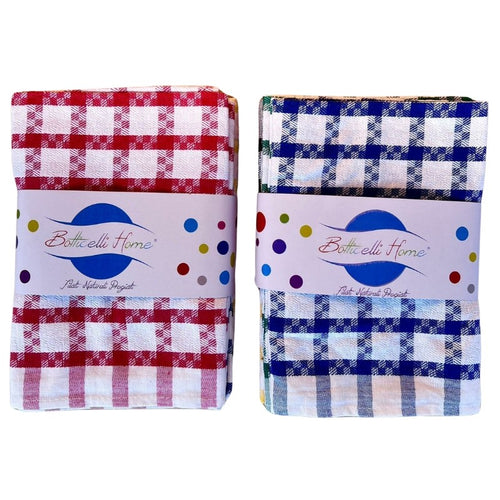 Strofinacci cucina 6 pezzi in cotone Botticelli Home Mulino