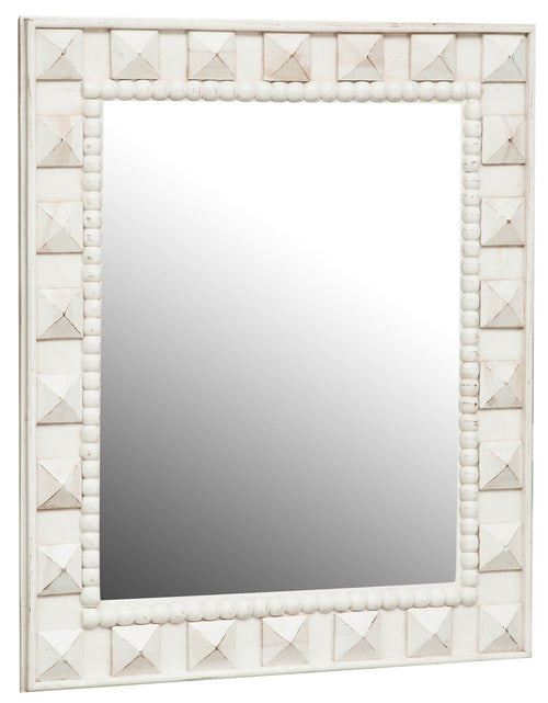 Biscottini Specchiera da appendere verticale/orizzontale L77xPR5xH93 cm finitura bianca anticata.