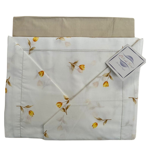 Lenzuola matrimoniali Botticelli Home Tulipano