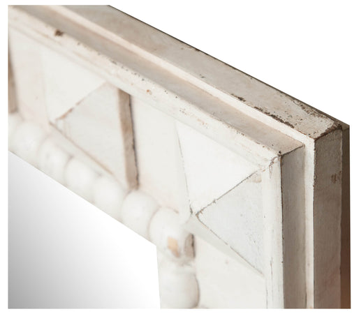 Biscottini Specchiera da appendere verticale/orizzontale L77xPR5xH93 cm finitura bianca anticata.