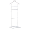 Appendiabiti Indossatore legno Pioppo Bianco Servo Muto Porta Abiti 48x36x107cm