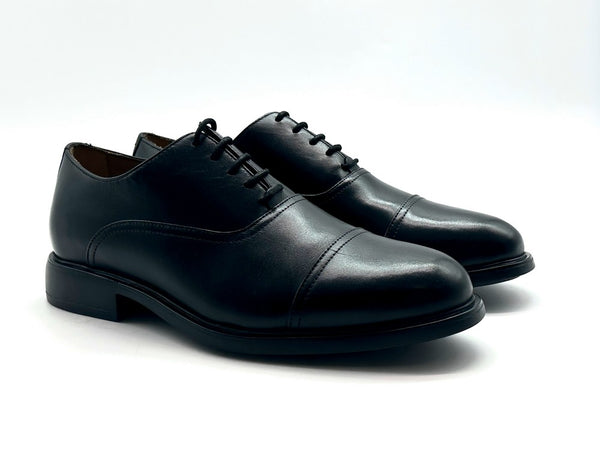 FONTANA Scarpe 6171 classiche nere fondo gomma XL