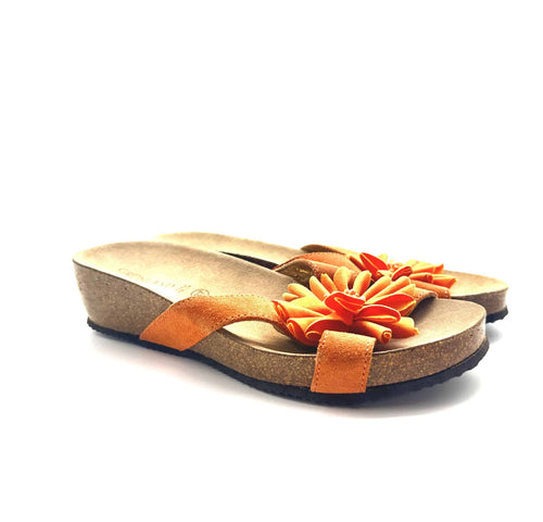 GRUNLAND Ciabatta donna Nina Arancio