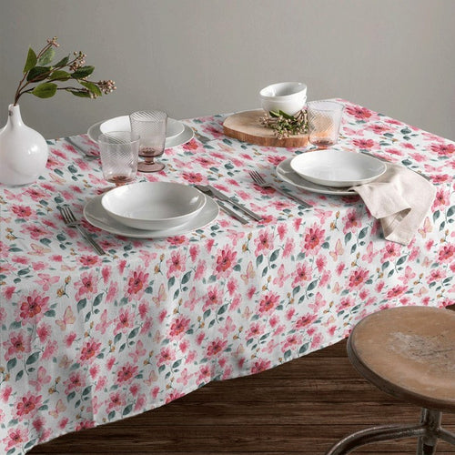 Tovaglia da tavolo Botticelli Home Fiori e farfalle