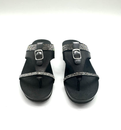 GRUNLAND Ciabatta infradito donna nera