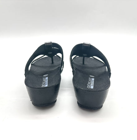 GRUNLAND Ciabatta infradito donna nera