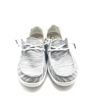 HEY DUDE WENDY SOX GREY mocassino donna grigio