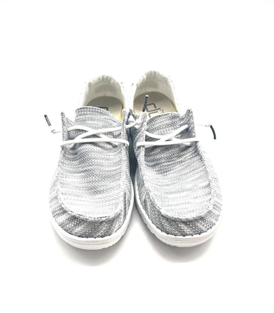 HEY DUDE WENDY SOX GREY mocassino donna grigio