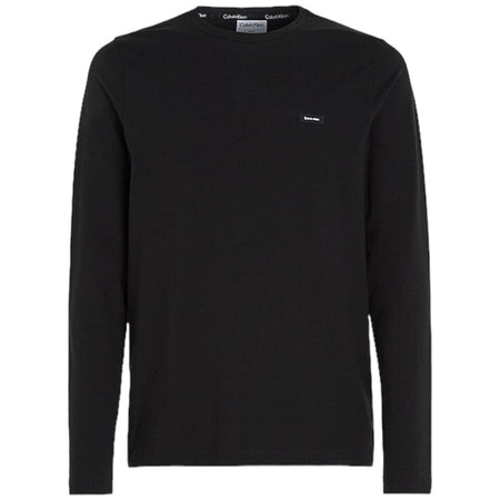 Calvin Klein t-shirt nera manica lunga Stretch slim fit K10K112725 T-shirt Calvin Klein