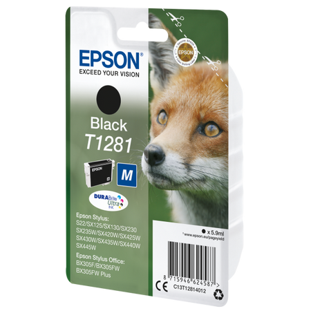 EPSON CART INK NERO STYLUS S22/SX125/SX420W/SX130, SERIE M VOLPE