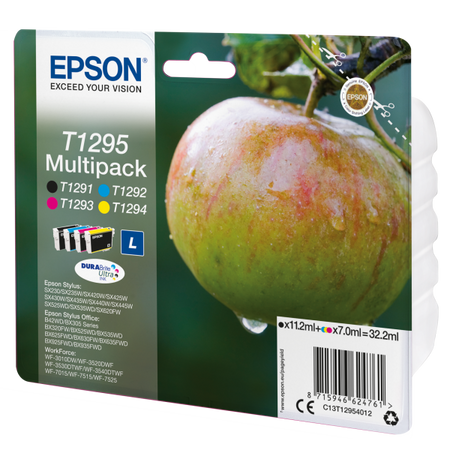 Epson T1295 Multipack - 4er-Pack - 32.2 ml - Schwarz, Gelb, Cyan, Magenta