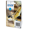 EPSON CART INK CIANO PER WF-2510WF, WF-2520NF, WF-2530WF WF-2540WF SERIE 16 PENNA E CRUCIVERBA