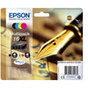 Confezione multipla Epson 16XL - Confezione da 4 - XL - Nero, Giallo, Ciano, Magenta