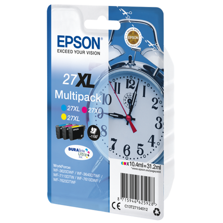 EPSON CART. INK MULTIPACK COLORE XL GIALLO + CIANO + MAGENTA PER WF-3620/3640/7110/7610/7620 SERIE SVEGLIA