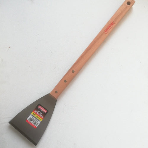 BenMan spatola raschietto da 10cm con manico legno prolungato