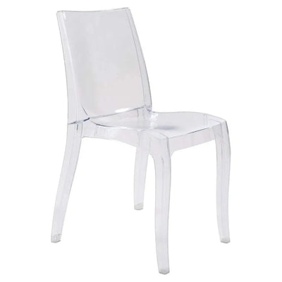 Sedia in policarbonato Cristal Light Trasparente