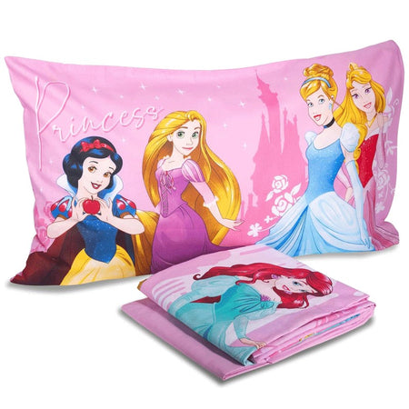 Lenzuola lettino singolo Principesse Disney