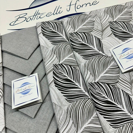 Tovaglia da tavolo con tovaglioli Procida Palme Botticelli Home