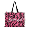 Borsa spiaggia Beach girl con cerniera
