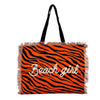 Borsa spiaggia Beach girl con cerniera