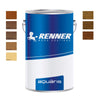 Renner AQUARIS YM M034 25Kg netti colore T22 noce impregnante professionale acqua per esterni ed interni