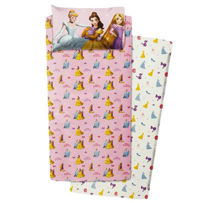 Completo letto singolo Disney Princess in cotone